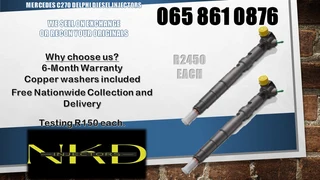 Mercedes C270 diesel injectors for sale on exchange or recon