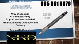 Gwm Steed Diesel Injectors For Sale