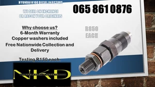 Hyundai H100 diesel injectors for sale or recon
