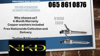 Ford Everest diesel injectors for sale on exchange or recon