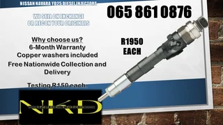Nissan Navara diesel injectors for sale on exchange or recon