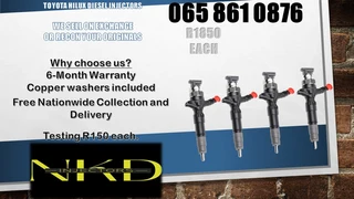 Toyota Hilux diesel injectors for sale on exchange