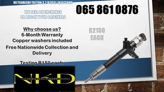 Mitsubishi diesel injectors for sale