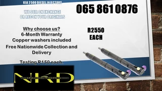 Kia 2500 Diesel Injectors For Sale