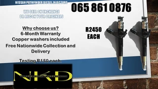 Nissan Pathfinder diesel injectors for sale