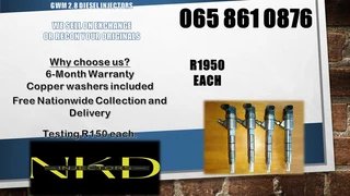 Gwm Diesel Injectors For Sale