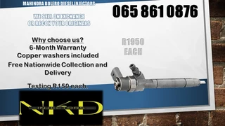 Mahindra Bolero diesel injectors for sale