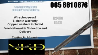 Mercedes C220 diesel injectors for sale or recon