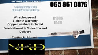 Ford Ranger 2.2 diesel injectors for sale on exchange or recon