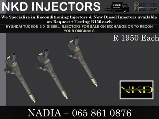 Hyundai Tuscon 2l Diesel Injectors For Sale Or To Recon