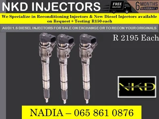 Audi 1.6 Diesel Injectors For Sale Or To Recon