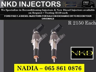 Ford Figo 1.4 Diesel Injectors For Sale On Exchange With 6 Months Warranty