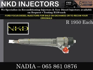 FORD FOCUS DIESEL INJECTORS FOR SALE OR TO RECON