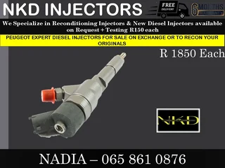 PEUGEOT EXPERT DIESEL INJECTORS FOR SALE ON EXCHANGE OR TO RECON