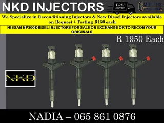 Nissan Np300 Diesel Injectors For Sale On Exchange Or To Recon With Warranty