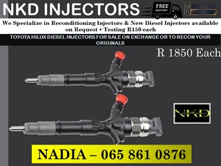 Toyota Hilux Diesel Injectors For Sale On Exchange With 6 Months Warranty