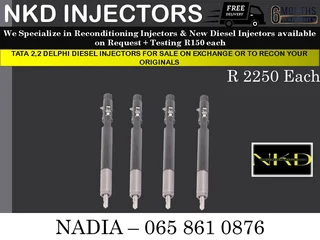 Tata 2.2 Diesel Injectors For Sale On Exchange Or To Recon