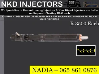 Hyundai H1 Delphi New Diesel Injectors For Sale On Exchange Or To Recon With Warranty