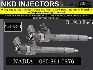 Mahindra Bolero Diesel Injectors For Sale Or To Recon