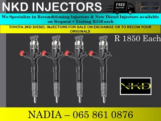 Toyota 2kd Diesel Injectors For Sale On Exchange With 6 Months Warranty