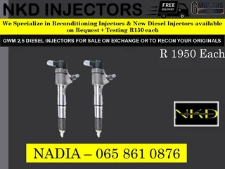 Gwm 2.5l Diesel Injectors For Sale On Exchange Or To  Recon