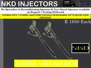 Hyundai Getz Diesel Injectors For Sale Or To Recon