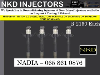 Mitsubishi Trito 3.2 Diesel Injectors For Sale On Exchange With 6 Months Warranty
