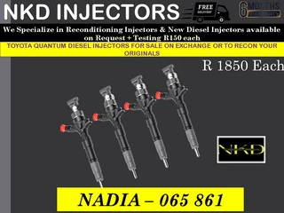 Toyota Quantum Diesel Injectors For Sale On Exchange Or To Recon