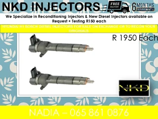 Hyundai H1 Diesel Injectors For Sale Or To Recon