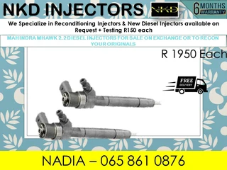 Mahindra Mhawk Diesel Injectors For Sale On Exchange Or To Recon