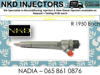 Fod Focus Diesel Injectors For Sale Or To Recon