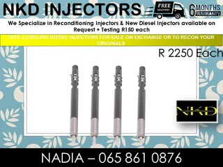 Tata 2.2 Diesel Injectors For Sale On Exchaneg Or To Recon