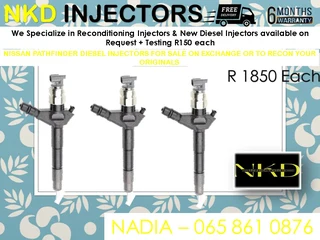 Nissan Pathfinder Yd25 Diesel Injectors For Sale Or To Recon