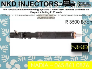 Hyundai H1 Delphi New Diesel Injectors For Sale On Exchange