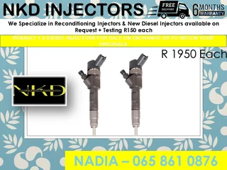Renault 1.9 Diesel Injectors For Sale On Exchnage Or To Recon