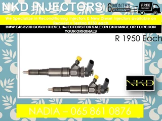 Bmw E46 320d Diesel Injectors For Sale On Exchange Or To Recon With Warranty
