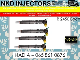 Captiva Delphi Diesel Injectors For Sale On Exchange Or To Recon