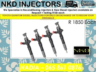Toyota Quantum Diesel Injectors For Sale On Exchange With 6 Months Warranty