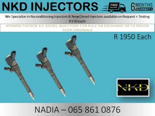 Hyundai Tucson 2l Diesel Injectors For Sale Or To Recon