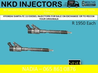 Hyundai Santa Tdv 4 Diesel Injectors For Sale On Exchange Or To Recon With Waranty