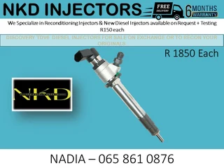 Discovery Tdv 6 Diesel Injectors For Sale Or To Recon