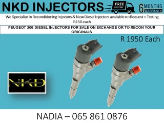 Peugoet 206 1.4l Hdi Diesel Injectors For Sale On Exchange