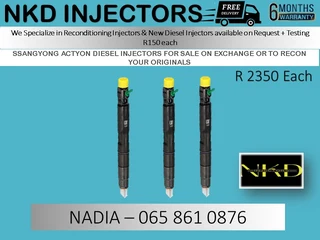 Ssangyong Actyon Diesel Injectors For Sale On Exchange