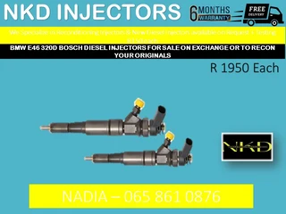 Bmw E46 320d Dieseli Injectors For Sale On Exchange Or To Recon With Warranty