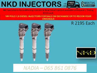Vw/polo 1.6 Diesel Injectors For Sale On Exchange With 6 Months Warranty