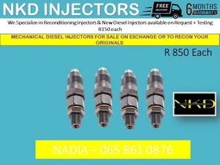 Mechanicals Diesel Injectors For Sale On Exchange Or To Recon With 6 Months Warranty