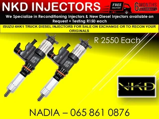Isuzu 4hk1 Diesel Injectors For Sale On Exchaneg With 6 Months Warranty