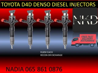 Toyota D4d Diesel Injectors For Sale Or Recon