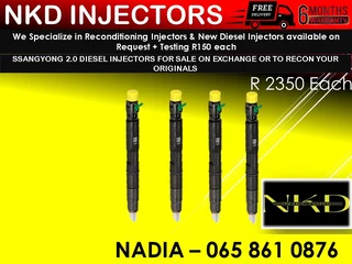 Ssangyong 2l Diesel Injectors For Sale On Exchange With 6 Months Warranty