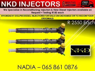 Hyundai H1 Diesel Injectors For Sale On Exchange With 6 Months Warranty